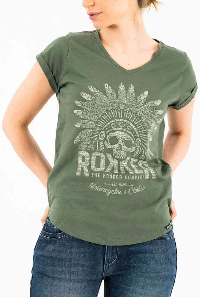 Rokker Indian Bonnet Ladies T-Shirt
