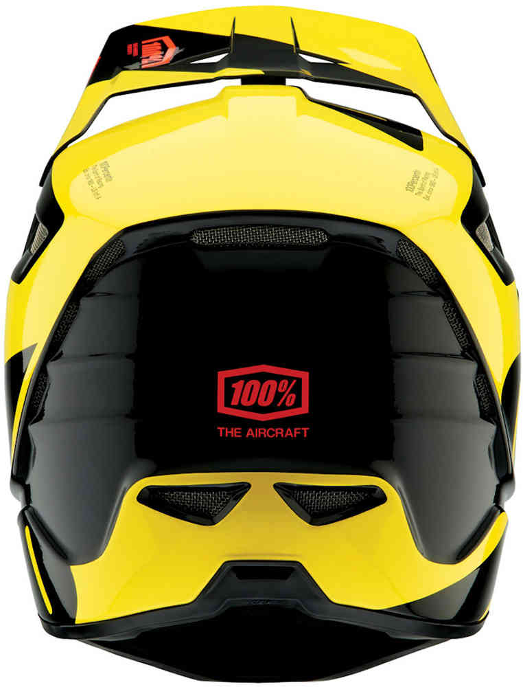 100% Aircraft Composite LTD Neon Yellow Downhill Helmet