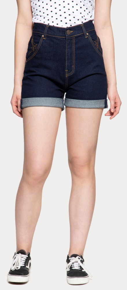 Queen Kerosin Denim Ladies Shorts