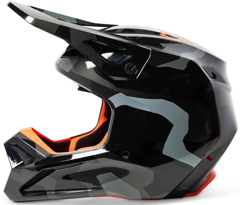 FOX V1 BNKR Youth Motocross Helmet
