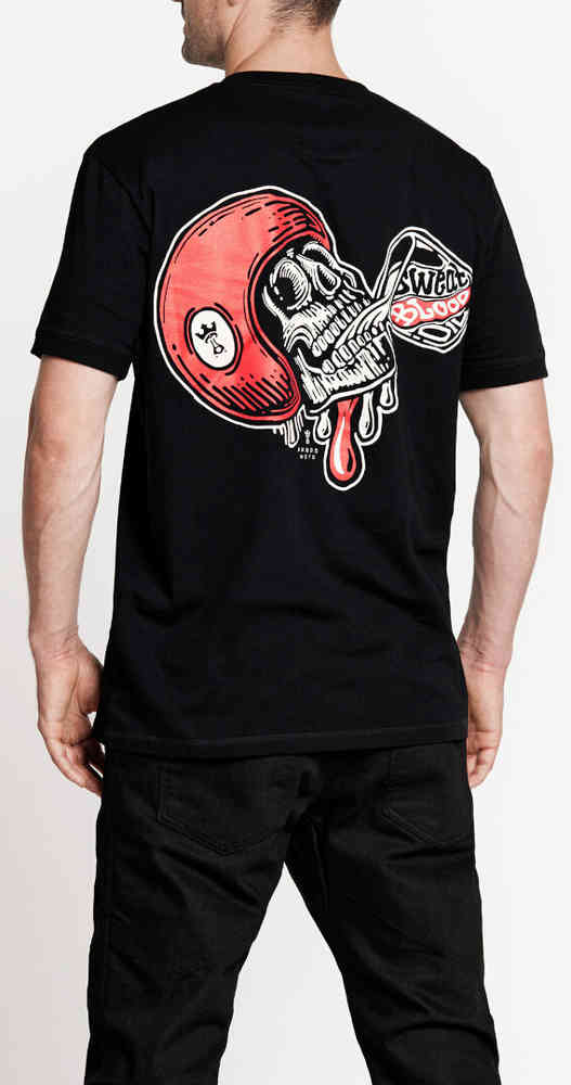 Pando Moto Mike Red Skull T-Shirt