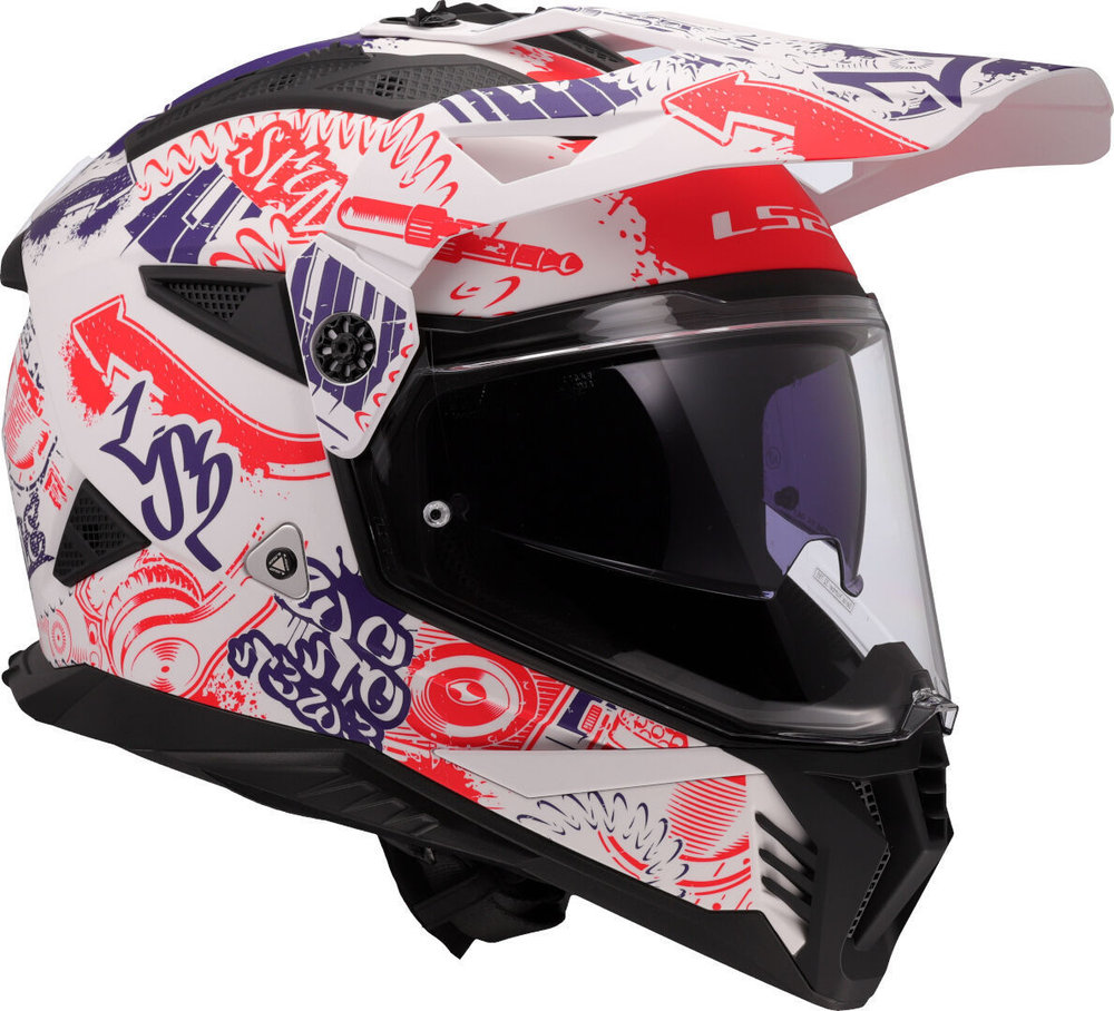 LS2 MX702 Pioneer II Fantasy Motocross Helmet
