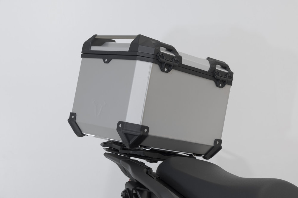 SW-Motech TRAX ADV top case system - Silver. Kawasaki Versys 1000 (12-).