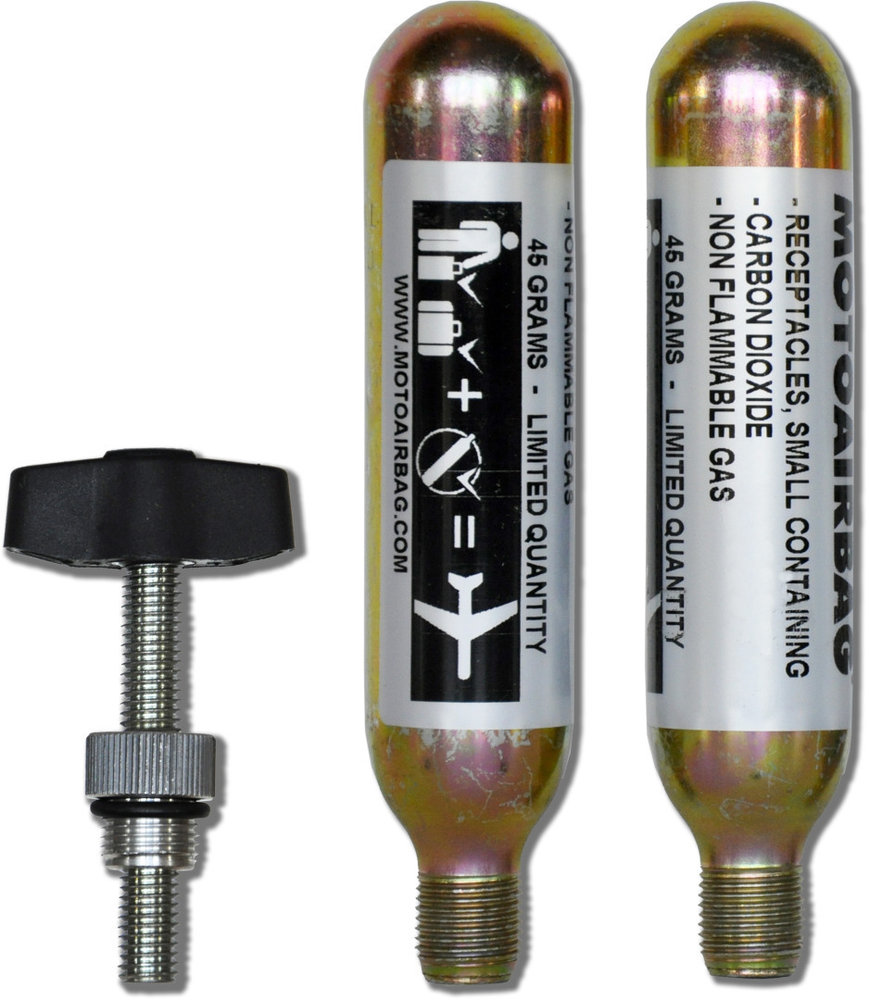 Motoairbag Kit 2 CO2 Cartridges