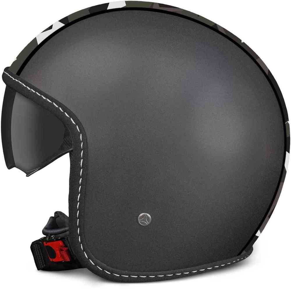 MOMODESIGN Blade Camouflage Jet Helmet Titan Matt