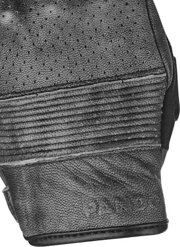 Pando Moto Onyx Black perforated Motorcycle Gloves
