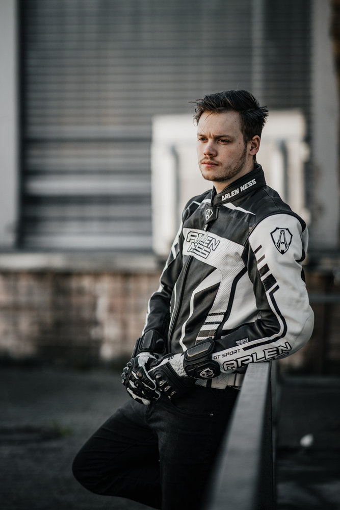 Arlen Ness Rapida 2 Motorcycle Leather Jacket