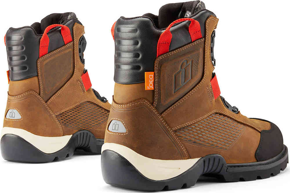 Icon Stormhawk WP waterproof Motorcyclce Boots