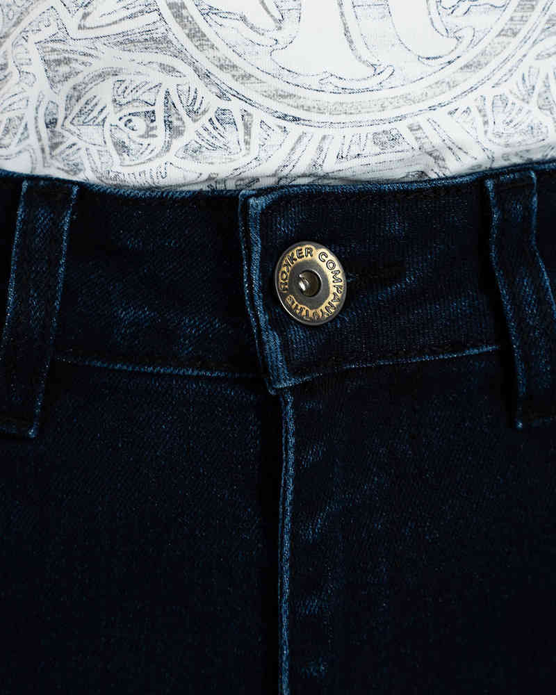 Rokker Rokkertech High Waist Blue Ladies Motorcycle Textile Pants