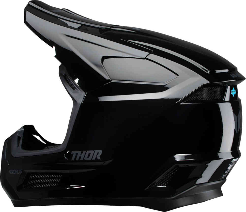 Thor Fleet Blackout Gloss Kids Motocross Helmet