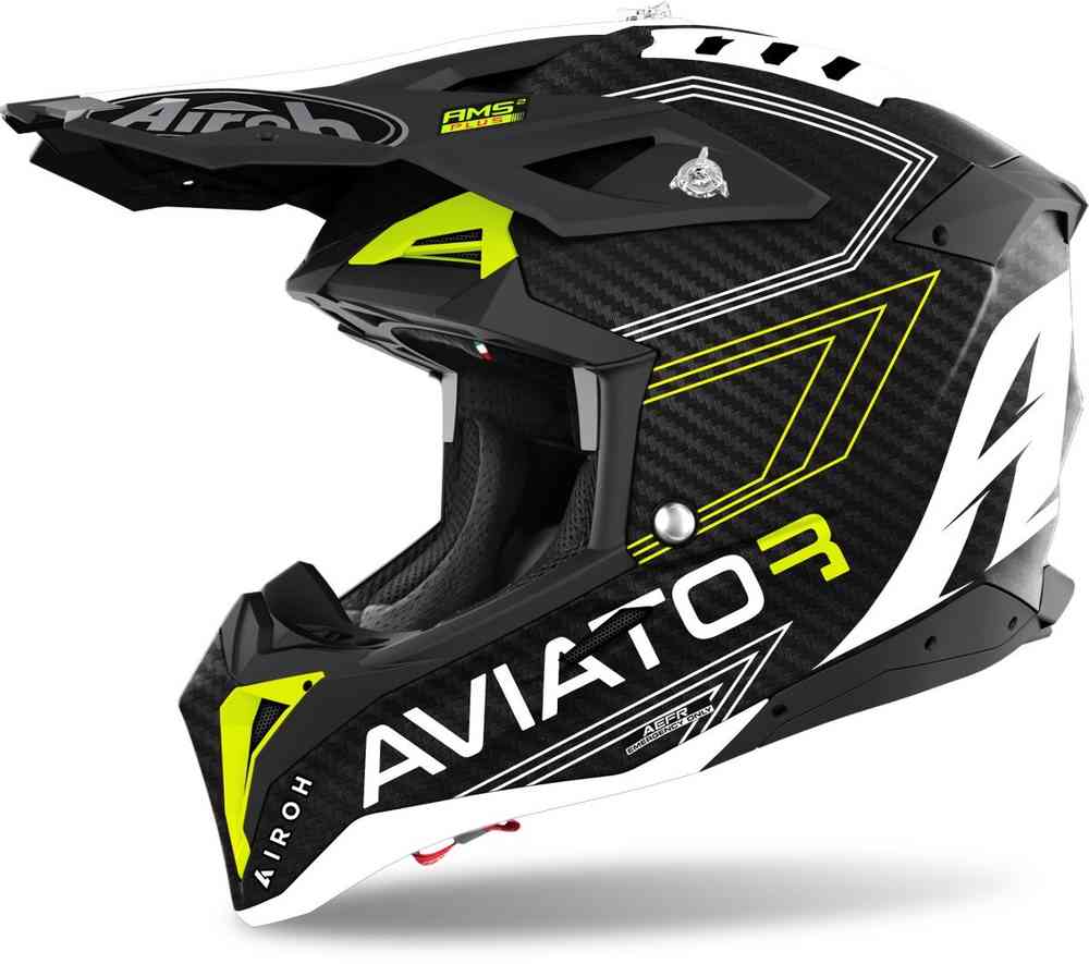 Airoh Aviator 3 Primal 3K Carbon Motocross Helmet