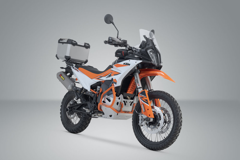 SW-Motech TRAX ADV top case system - Silver. KTM models, Husqvarna Norden 901.