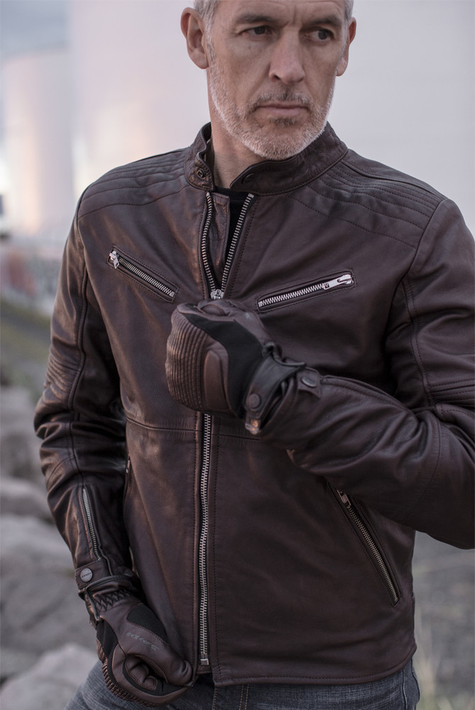Spidi Garage Motorcycle Leather Jacket