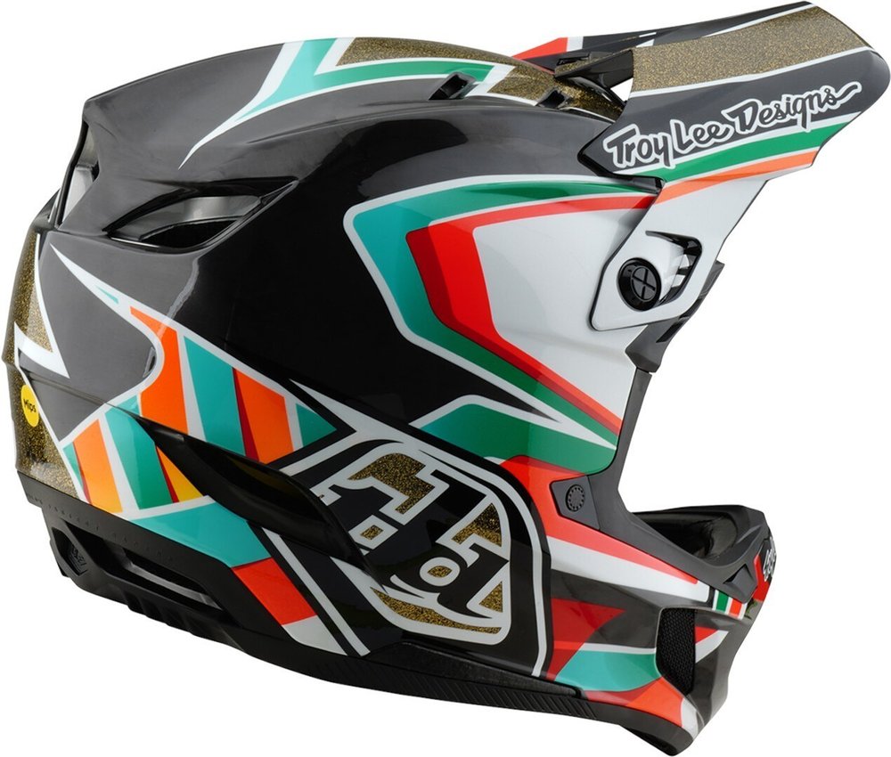 Troy Lee Designs D4 Mips Frames Carbon Downhill Helmet