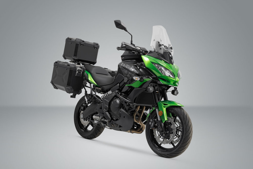 SW-Motech TRAX ADV top case system - Black. Kawasaki Versys 650 (14-).