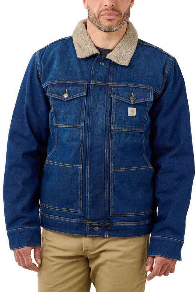 Carhartt Relaxed Denim Sherpa Lined Jacket