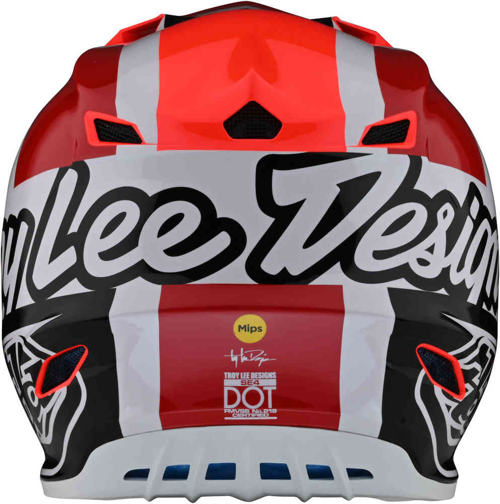 Troy Lee Designs SE4 Polyacrylite MIPS Quattro Motocross Helmet