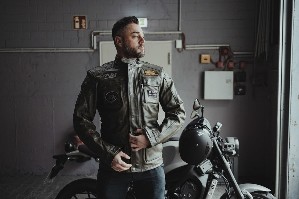 HolyFreedom Quattro Evolution Motorcycle Leather Jacket