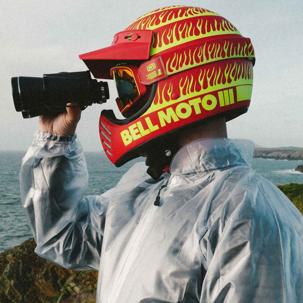 100% Barstow Death Spray Fire Motocross Goggles