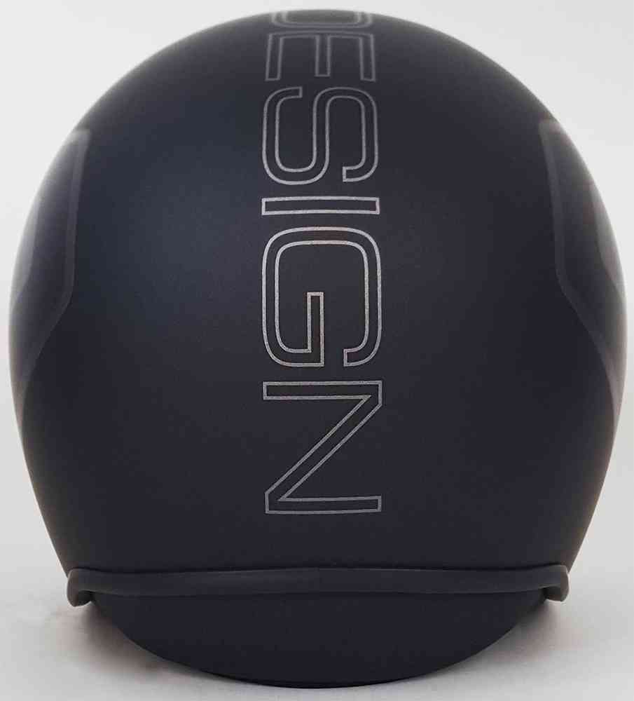 MOMO Raptor Jet Helmet Black Matt / Dark Silver