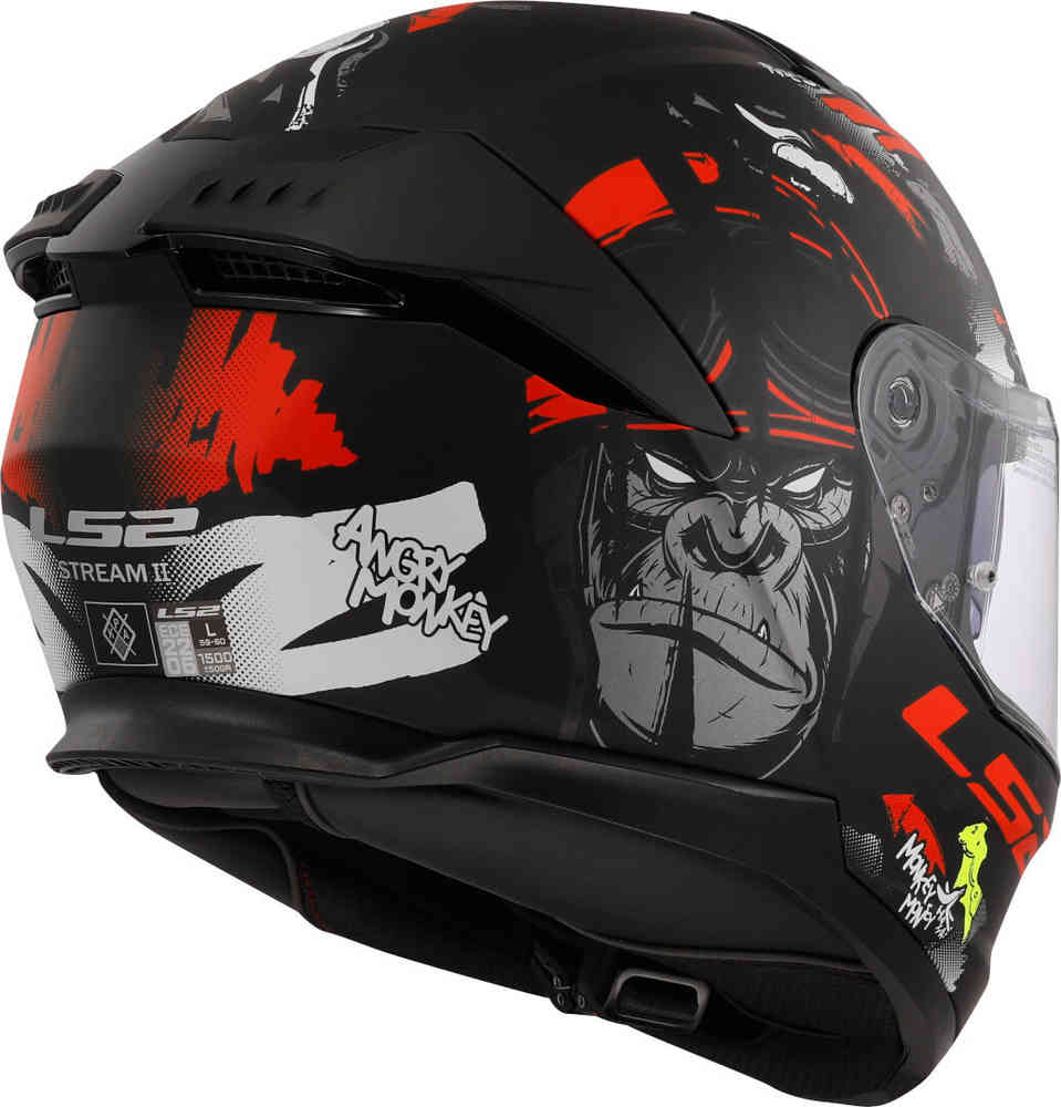 LS2 FF808 Stream II Angry Monkey Helmet