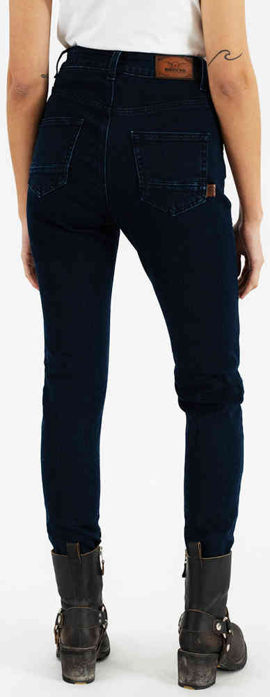 Rokker Rokkertech High Waist Blue Ladies Motorcycle Textile Pants