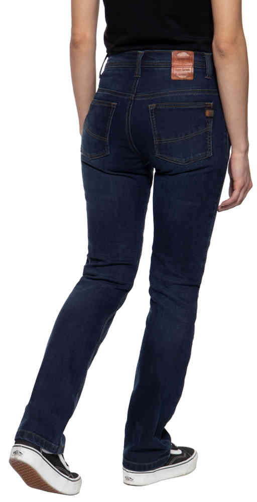 Queen Kerosin Motogear Dark Blue Ladies Motorcycle Jeans
