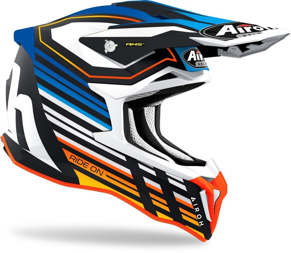 Airoh Strycker Shaded Carbon Motocross Helmet