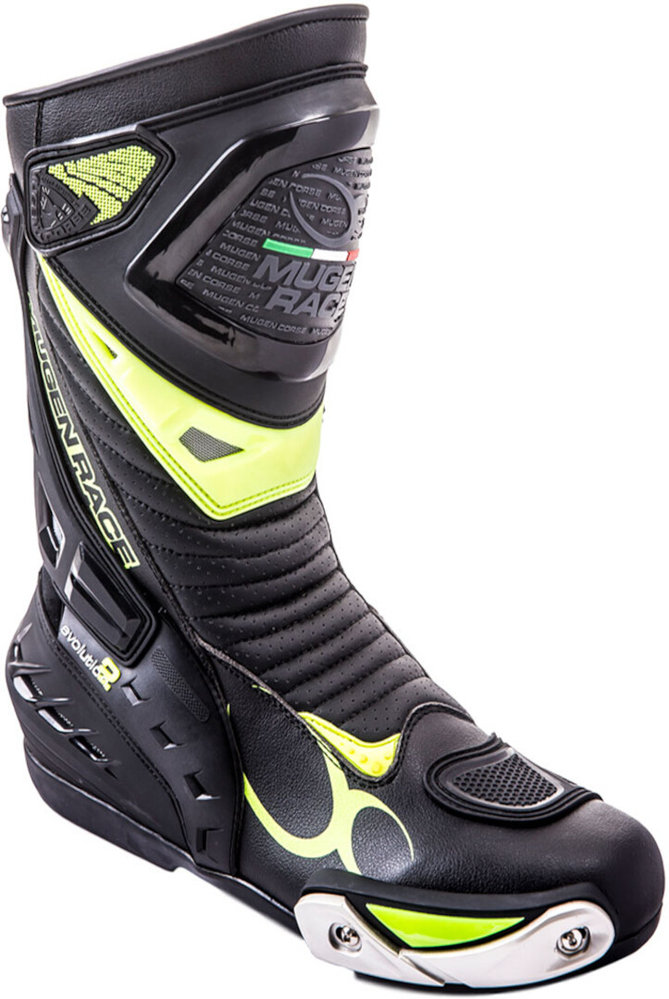 MUGENRACE Sphantom 2 Fluo perforated Motorcycle Boots