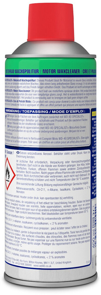 WD-40 Specialist Motorcycle Wax Polish 400ml