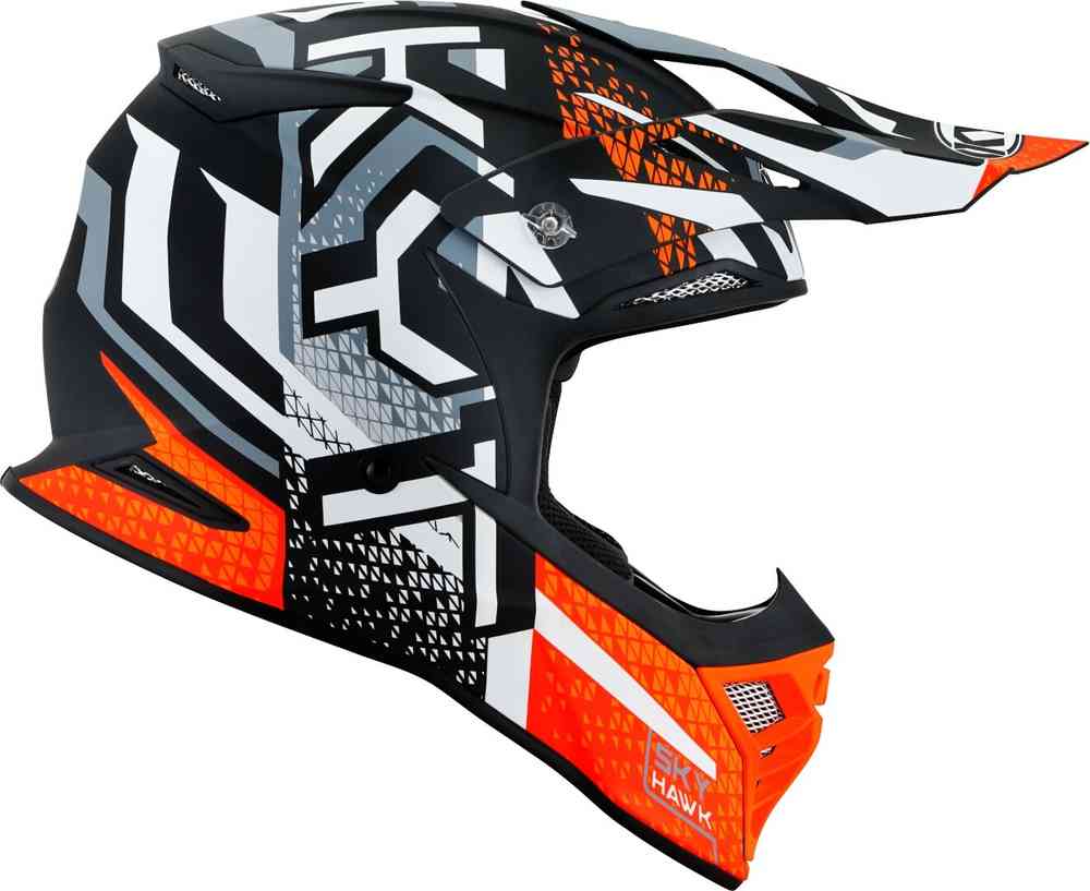 KYT Skyhawk Hyperflow Motocross Helmet
