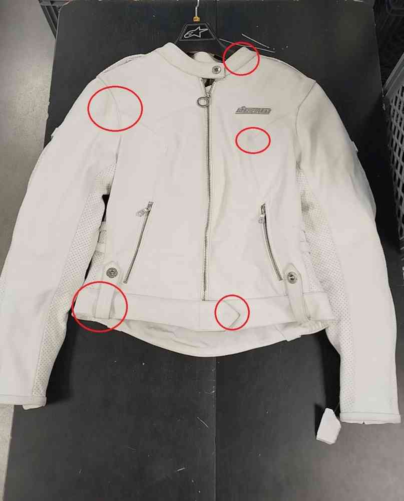 Icon Hella ladies motorcycle leather jacket 2nd choice item