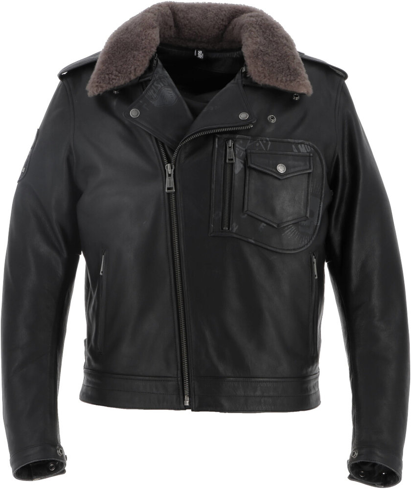 Helstons Perco Motorcycle Leather Jacket