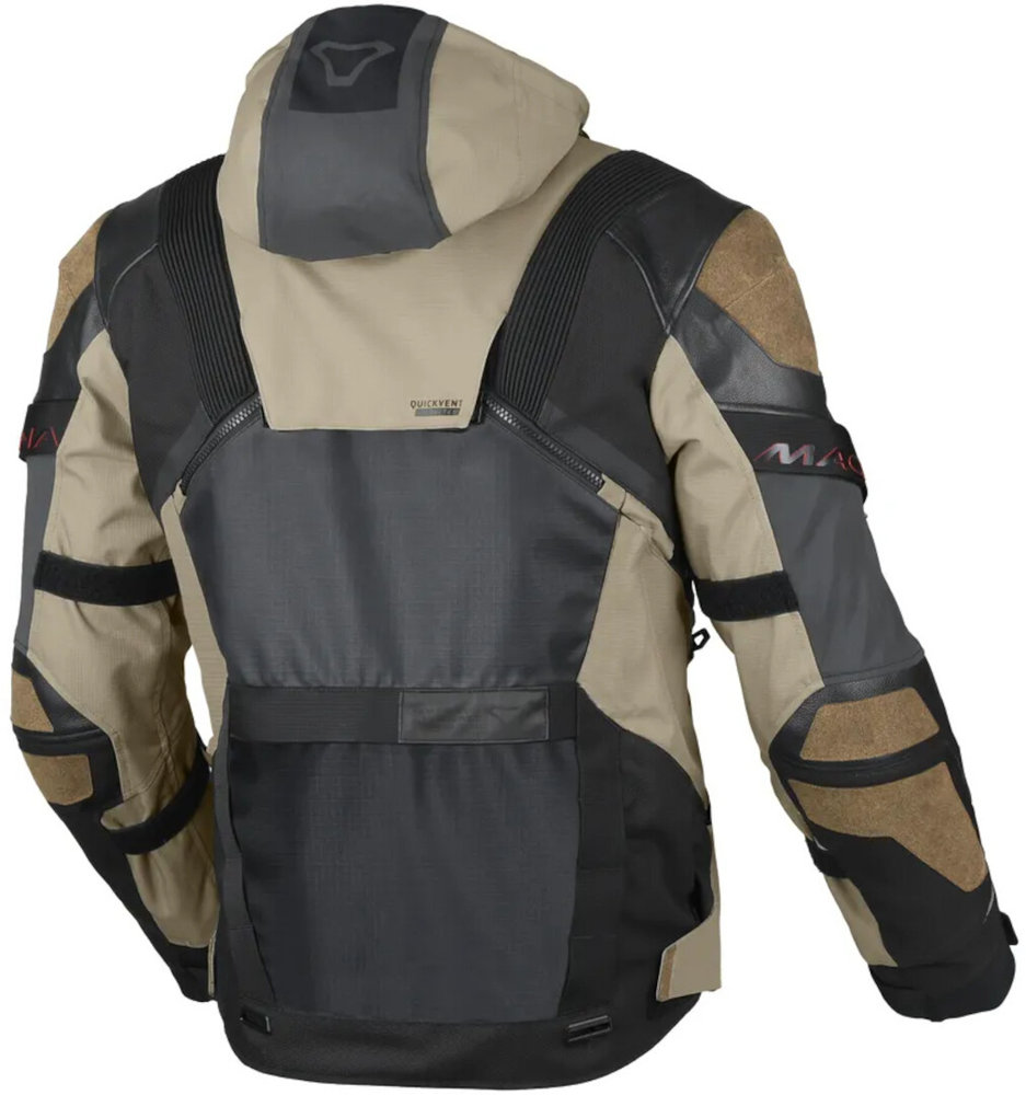 Macna Tryton NightEye waterproof Motorcycle Leather/Textile Jacket