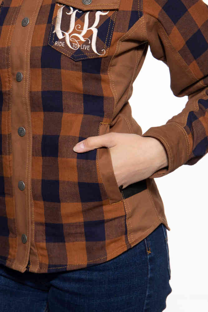 Queen Kerosin Ride to Live Adventure Ladies Shirt