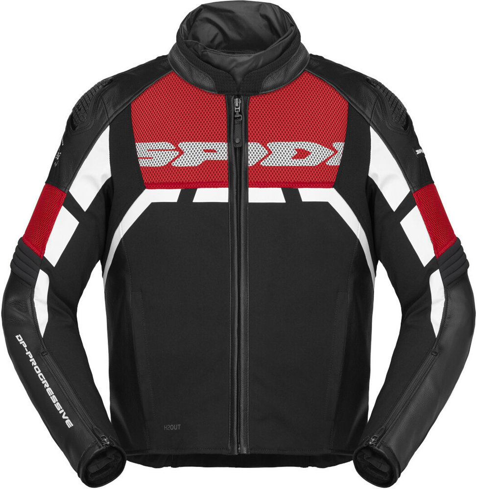 Spidi Rapid H2Out waterproof Motorcycle Leather Jacket