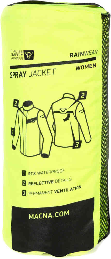 Macna Spray Ladies Motorcycle Rain Jacket