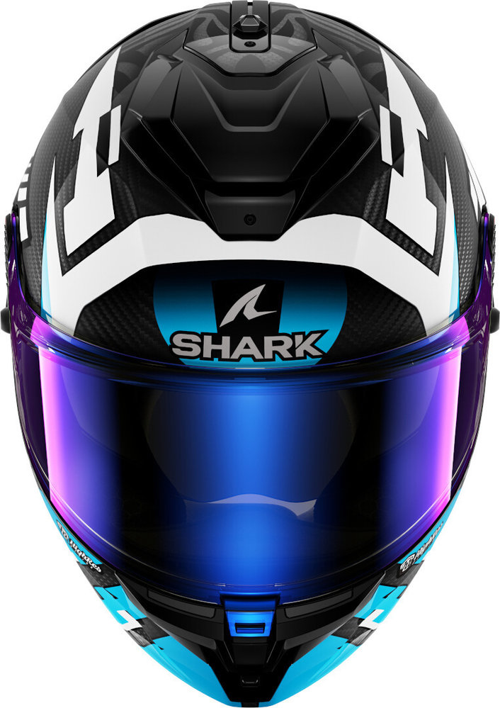 Shark Spartan GT Pro Carbon Zarco Track Racer Helmet
