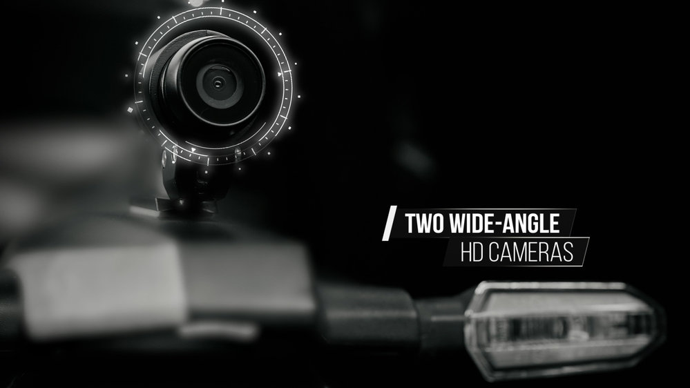 Ride Vision 2 Pro with LED Mirror Rider Assistance System