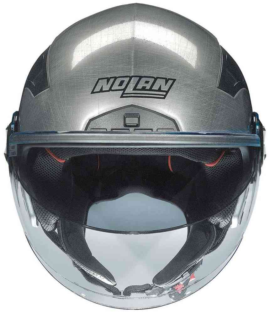 Nolan N33 Evo Classic Scratched Chrome Jet Helmet