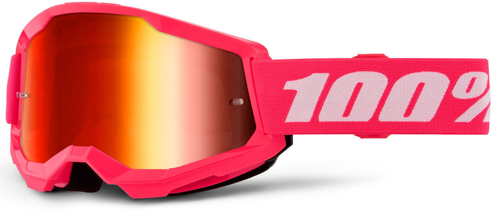 100% Strata 2 Essential Chrome Motocross Goggles