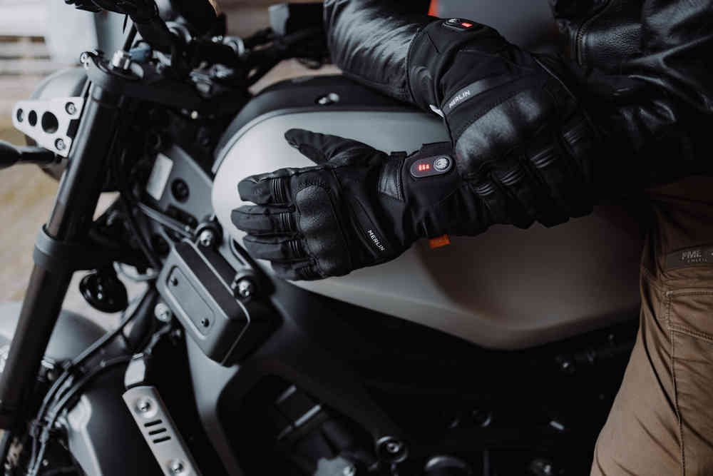 Merlin Summit Touring D3O Heatable Motorcycle Gloves