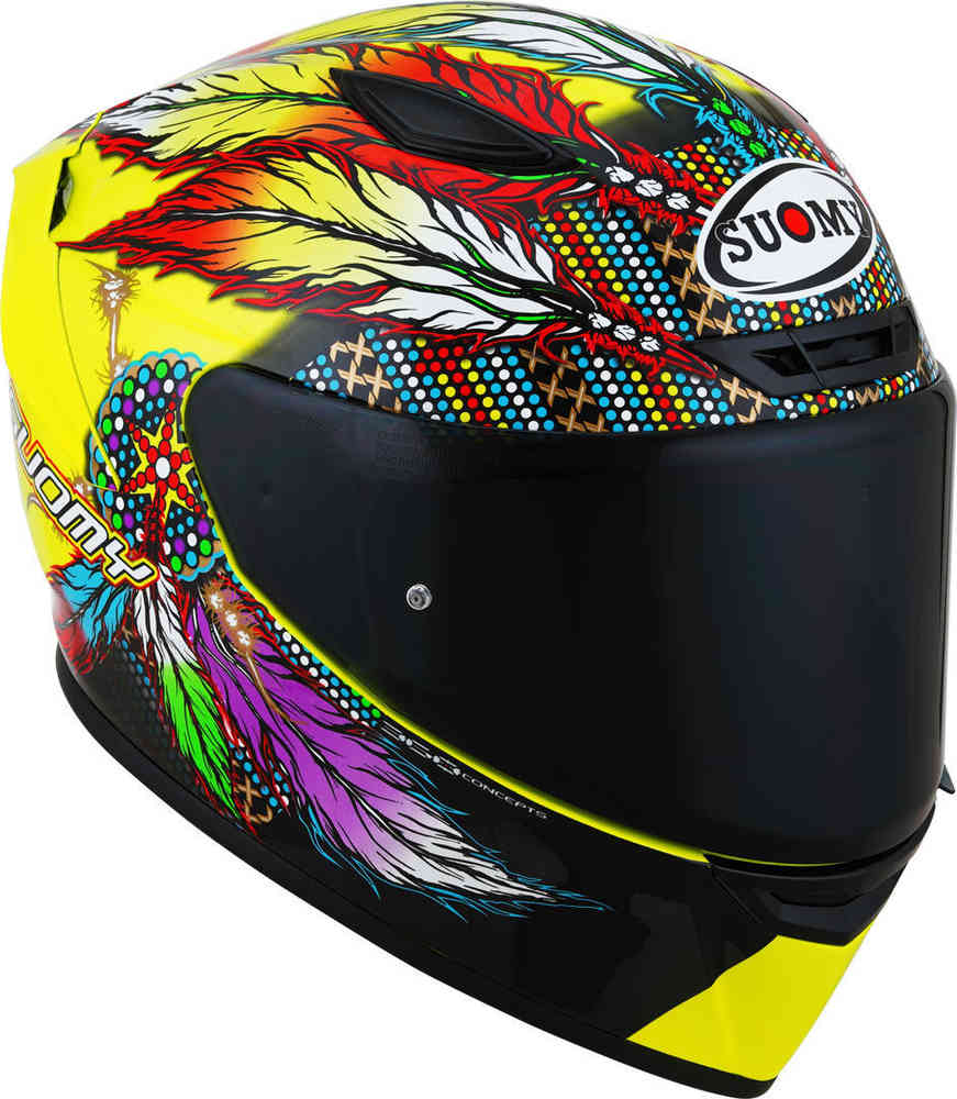 Suomy Track-1 Chieftain Multi Yellow 2023 Helmet