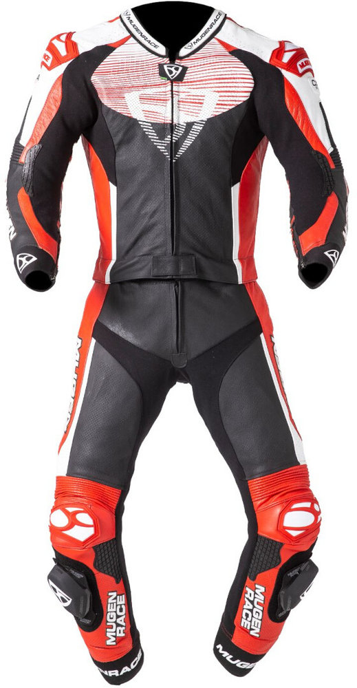 MUGENRACE Scorpion perforated Two Piece Motorcycle Leather Suit