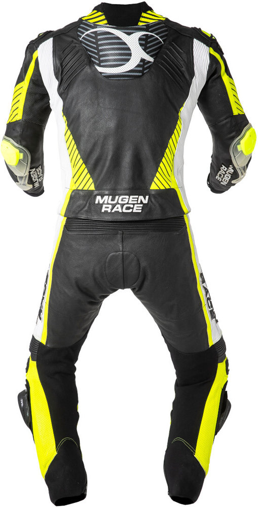 MUGENRACER Impegnato perforated Two Piece Motorcycle Leather Suit