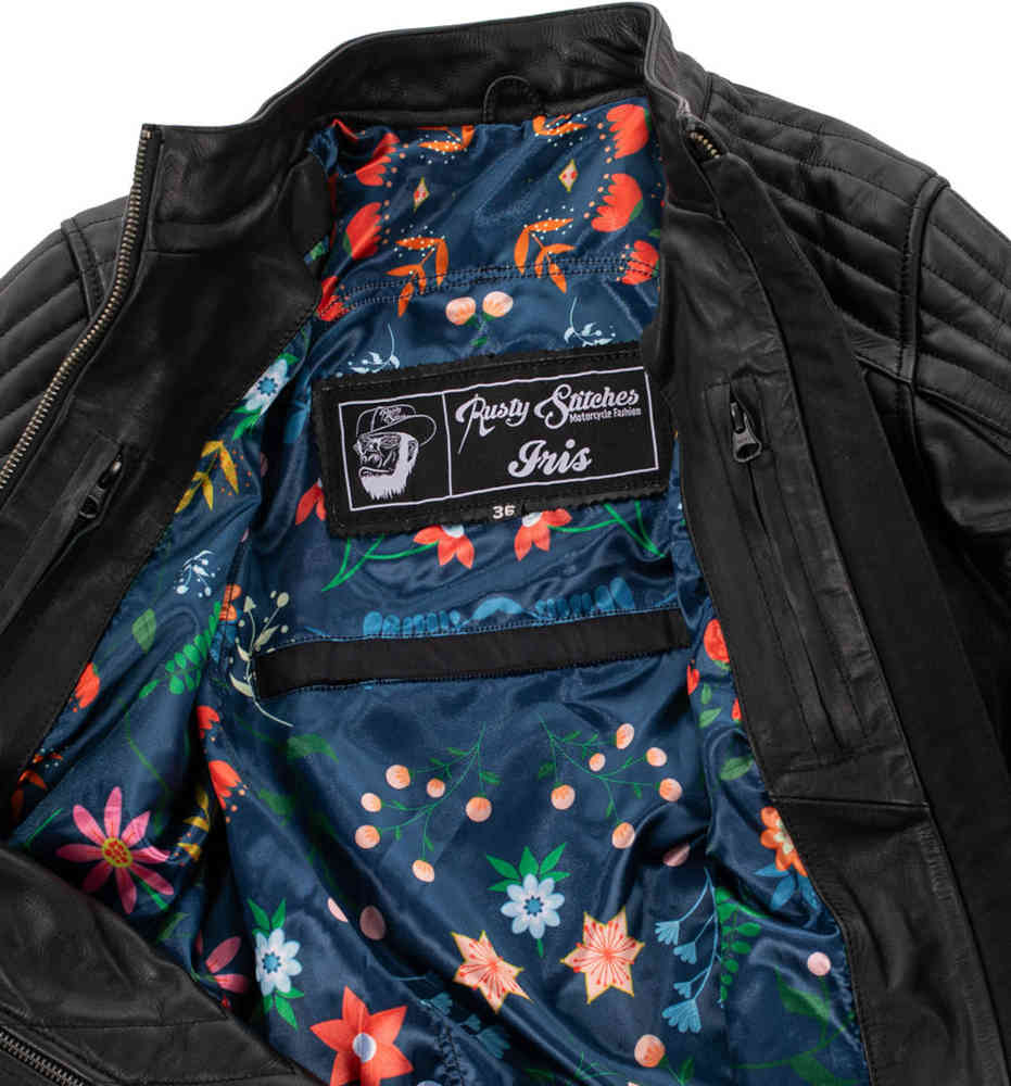 Rusty Stitches Iris Ladies Motorcycle Leather Jacket