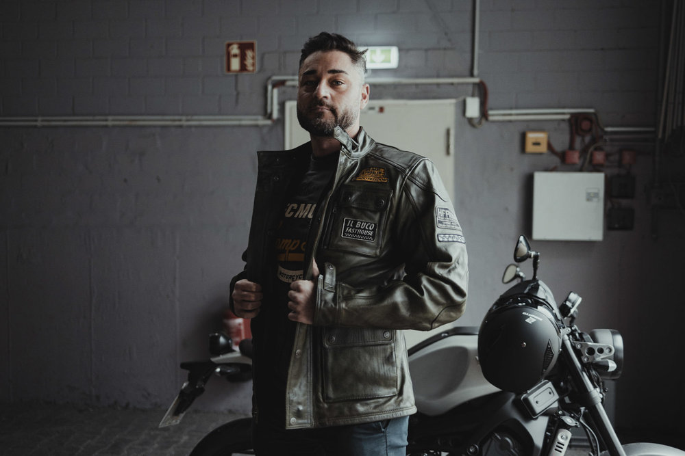 HolyFreedom Quattro Evolution Motorcycle Leather Jacket