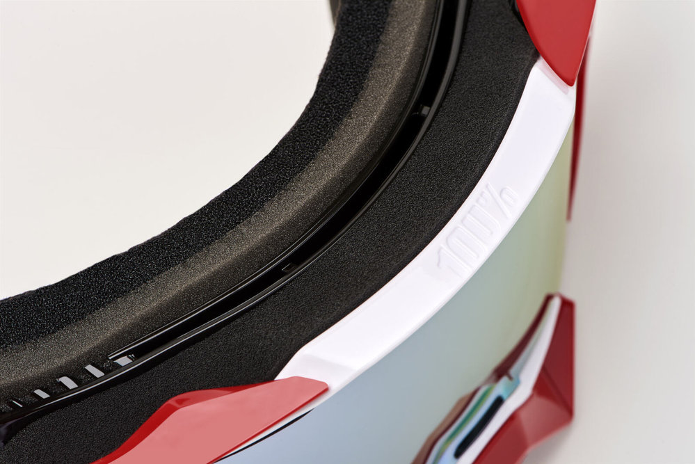 100% Armega Essential Chrome Motocross Goggles