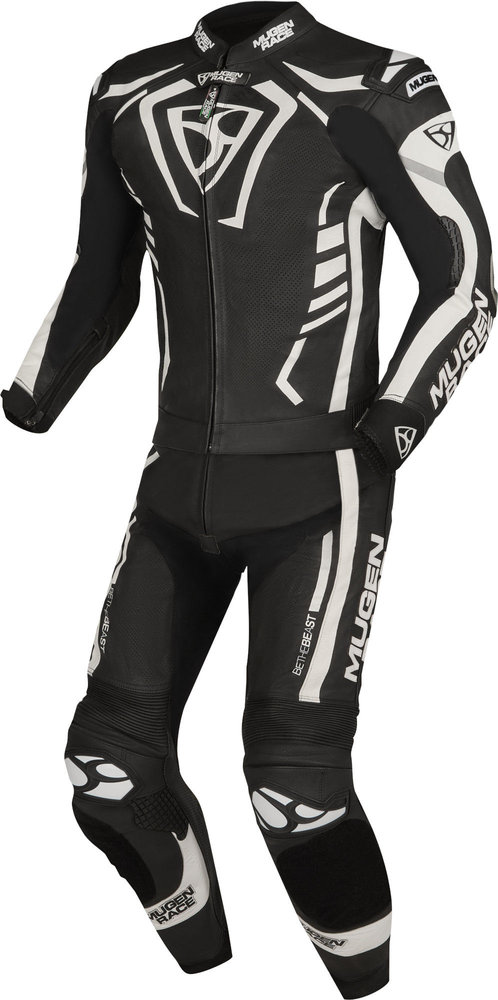 MUGENRACE Predator perforated Two Piece Motorcycle Leather Suit