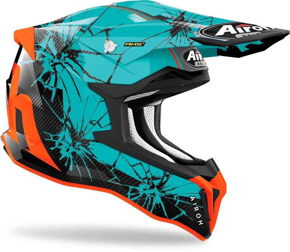 Airoh Strycker Crack Carbon Motocross Helmet
